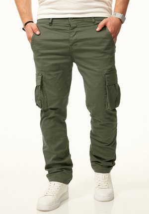 One Redox, ONE REDOX CARGOHOSE STOFFHOSE MIT STRETCH - Cargo trousers - khaki