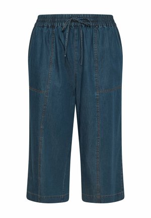 Evans, PLUS SIZE CROP TROUSERS - Vaqueros boyfriend - indigo
