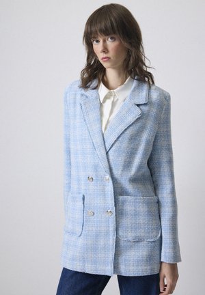Touché Privé PLAID - Blazer - blue