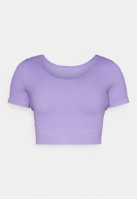 LIFE WAY CROP SEAM  - Sportska majica - aster purple
