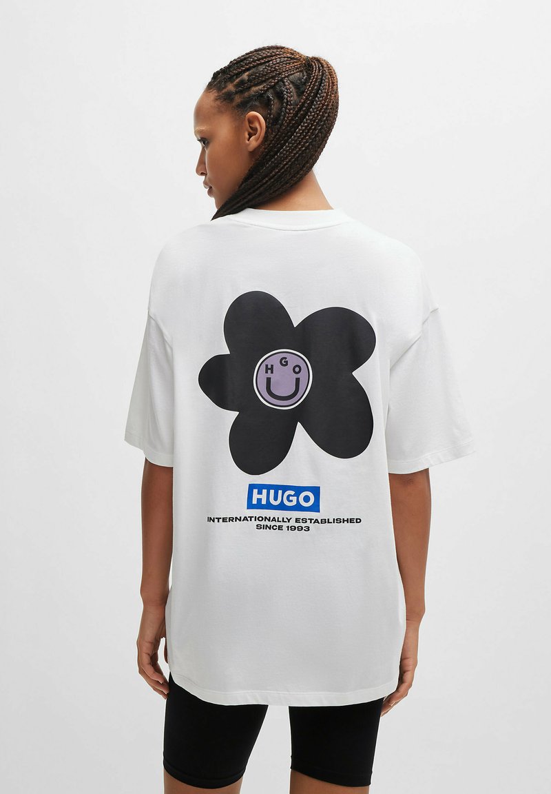 HUGO T-shirts print - white