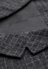 CHECKED WITH COLLAR - Veste sans manches - black