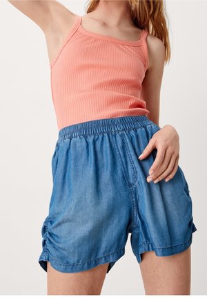 Short en jean - metallic blue