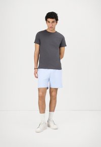 Tommy Jeans SLIM TEE - T-shirt - bas - washed black