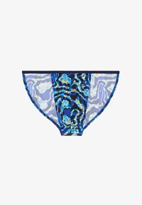 Unausgewählt, navy blue print