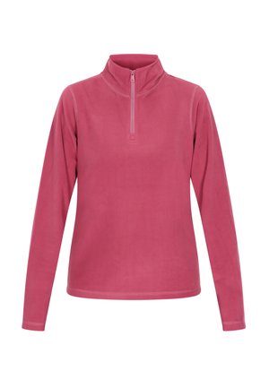 Pulover din fleece - dunkelrosa