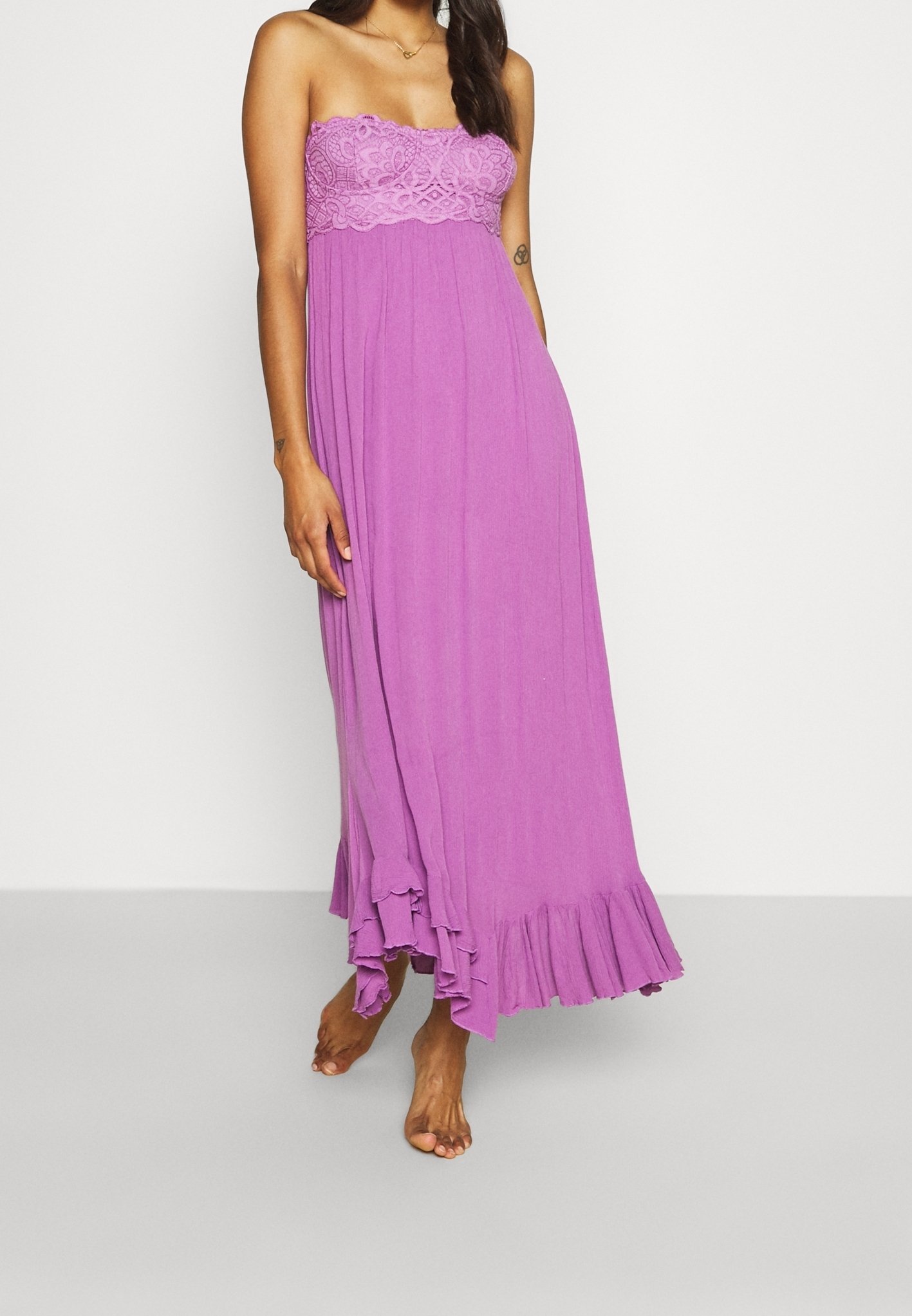 chinese dress ladies Free People Adella Corset Maxi Dress - Ivory