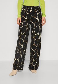 b.young BYRizetta - Broek - black mix