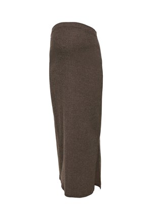 MAMALICIOUS, MLFENIA JRS MIDAXI SKIRT HW - Pencil φούστα - hot fudge