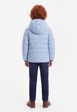 BOSS Kidswear REVERSIBLE PUFFER JACKET KIDS TEENS - Μπουφάν με πούπουλα - pale blue