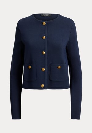 Lauren Ralph Lauren CROPPED CREWNECK JACKET - Σακάκι - navy