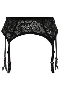 After Eden ANNA - GARTERBELT - Sukkanauhaliivit - black