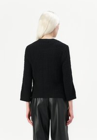 JDY JDYJANNE O NECK CARDIGAN - Cardigan - black