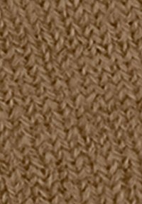 Teksturowana, beżowa tkanina z wzorem tkaninowym, charakteryzująca się miękką, lekko puszystą powierzchnią i jednolitym, bogatym kolorem w całej strukturze.