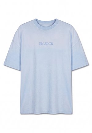 Pegador, MONSCHAU HEAVY - Βασικό μπλουζάκι - sprayed ocean blue
