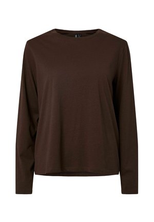 Pieces, LONG SLEEVED TOP PCASHLEY FIT - Longsleeve - hot fudge1