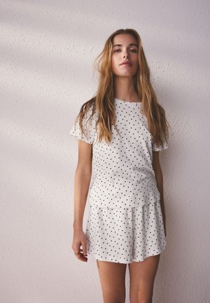 Next, REGULAR FIT - POINTELLE SHORT PYJAMAS SET 3 PACK . SET - Pigiama - chocolate yellow cream