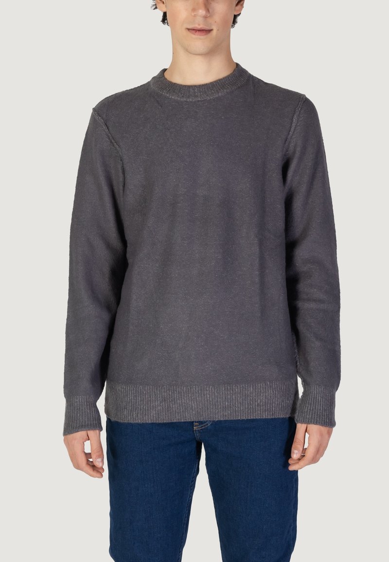 GAS AMARI ROUND NECK - Maglione - grey