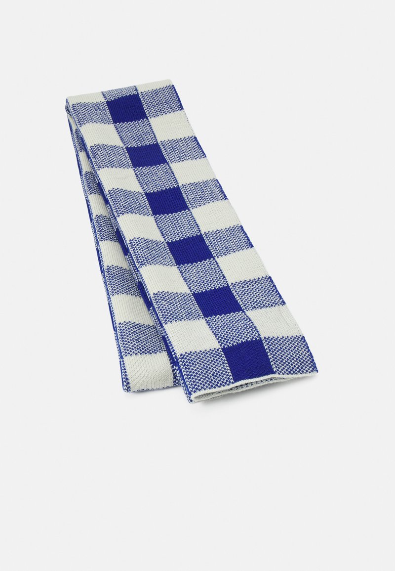 Loeffler Randall CHECKER SCARF Écharpe blue/cream plaid/bleu