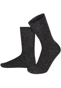Normani MIT KOMFORTBUND 3 PACK - Socken - anthrazit