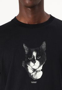 Cleptomanicx GOOD CAT - T-Shirt print - black