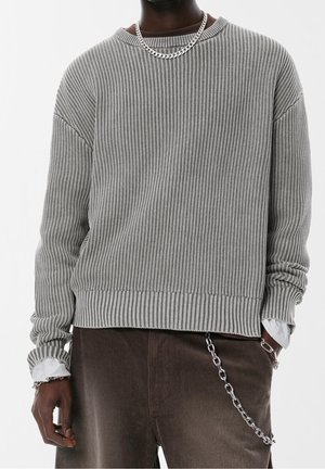 Pullover - light-blue denim