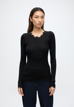 Rosemunde TSHIRT - Hosszú ujjú felső - black