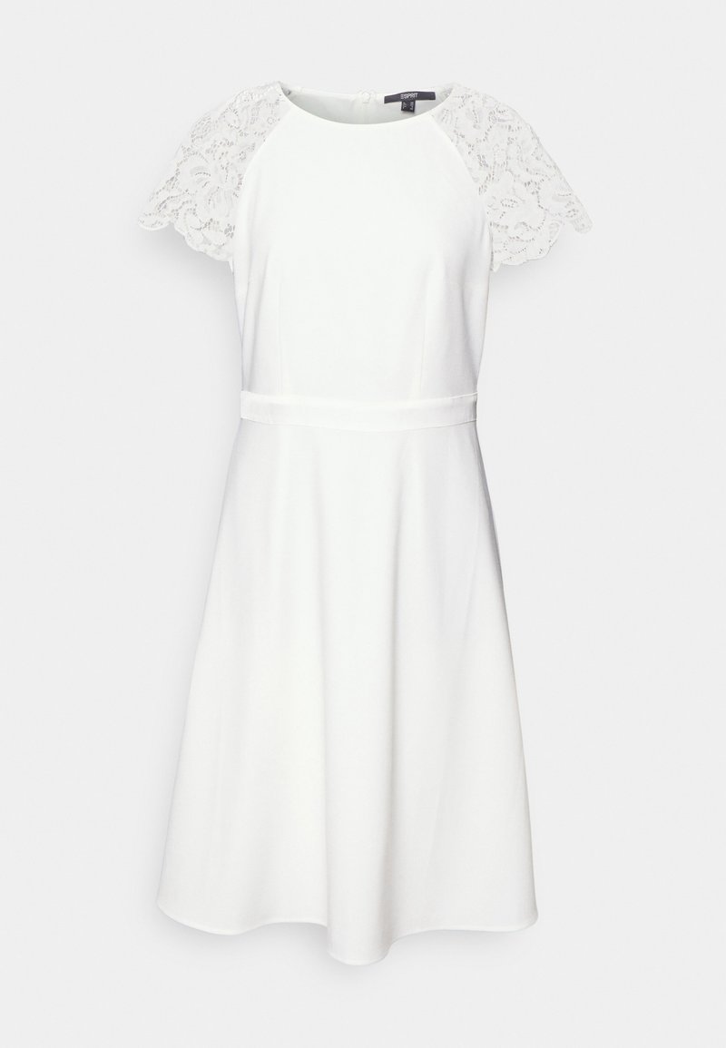 Esprit Collection CREPE DRE - Vestido de cocktail / Vestido de festa - off white