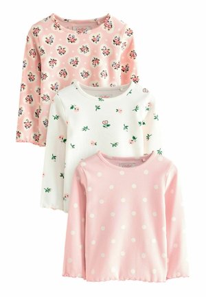 REGULAR FIT - CATH 3 PACK - Hosszú ujjú felső - pink floral