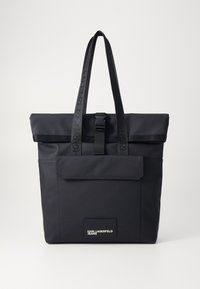 ROLL TOP TOTE UNISEX - Saco de mão - black