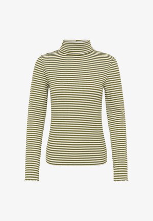 ICHI, IHCELLA ROLLNECK LONG SLEEVE - Longsleeve - calla green cloud dancer
