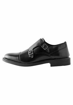 REGULAR FIT - DOUBLE MONK  - Business-Slipper - black