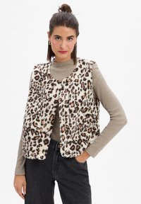 Waistcoat - ecru schoko