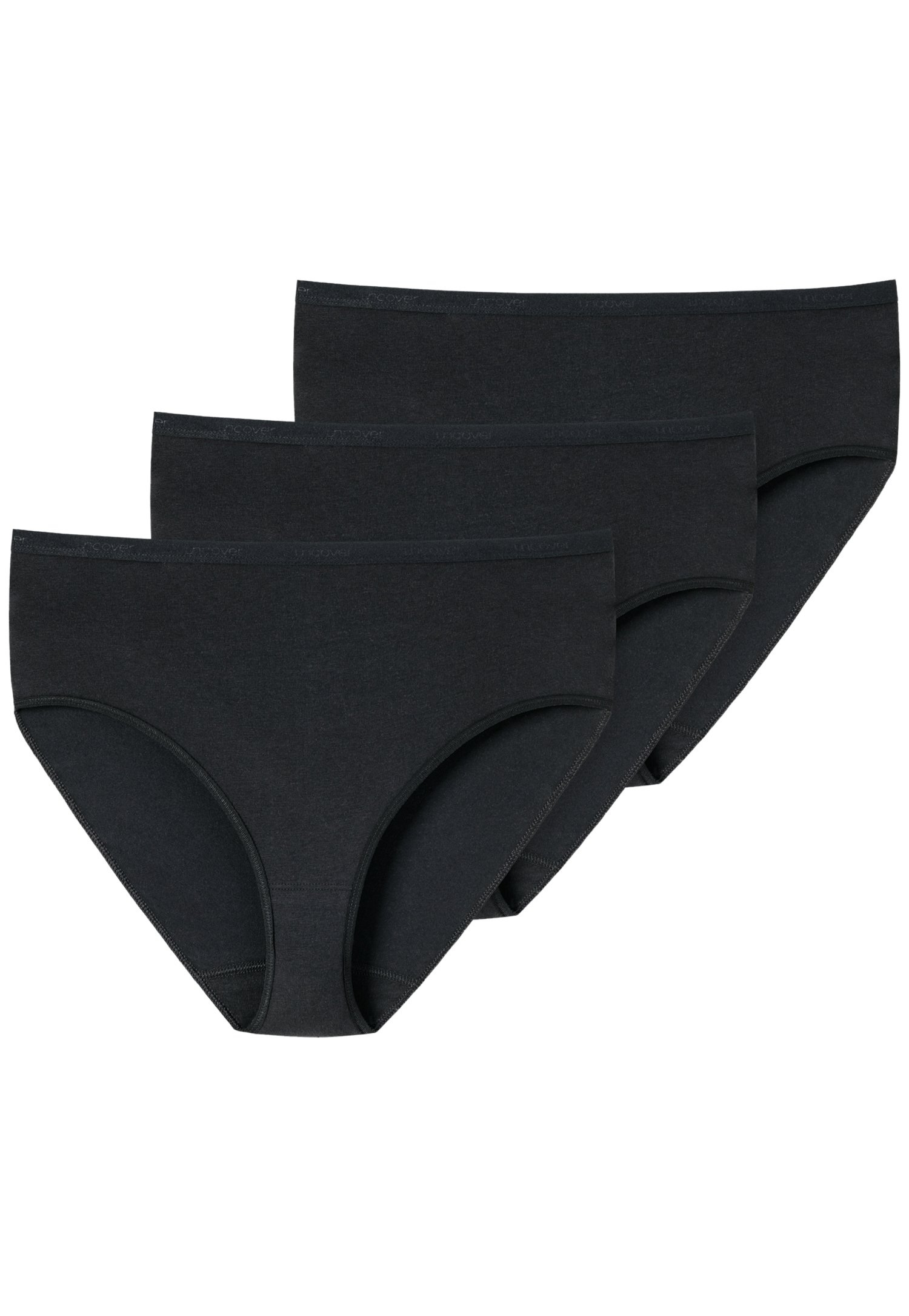 Schiesser Secret Care Periodenslip – 4er Pack In Schwarz/Pflaume – Sicherer Schutz Bis 12h, Superbequem & Nachhaltig