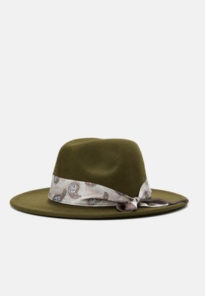 SCARF FEDORA UNISEX - Hoed - khaki