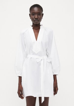 BALLOON SLEEVE TUNIC DRESS - Doplnky na pláž - white