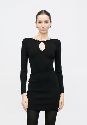 BEATRIZ MINI BANDAGE DRESS - Koktajl obleka/za zabavo - jet black