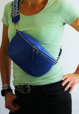 DrachenLeder TOSCANTO - Schoudertas - blau mehrfarbig