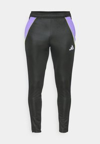 TIRO24 TRAINING PANT SLIM - Tights - black/purple rush