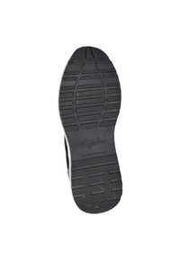 Black rubber shoe sole with textured grip pattern, featuring flex grooves and "Australian Flexmove Technology" branding embossed on the side.