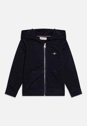 SHIELD ZIP HOODIE UNISEX - Sweatjakke - evening blue