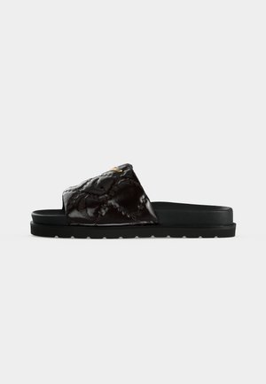 Zadig & Voltaire TEDDY BARE VINTAGE PADDED - Slip-on sandaler - brownie