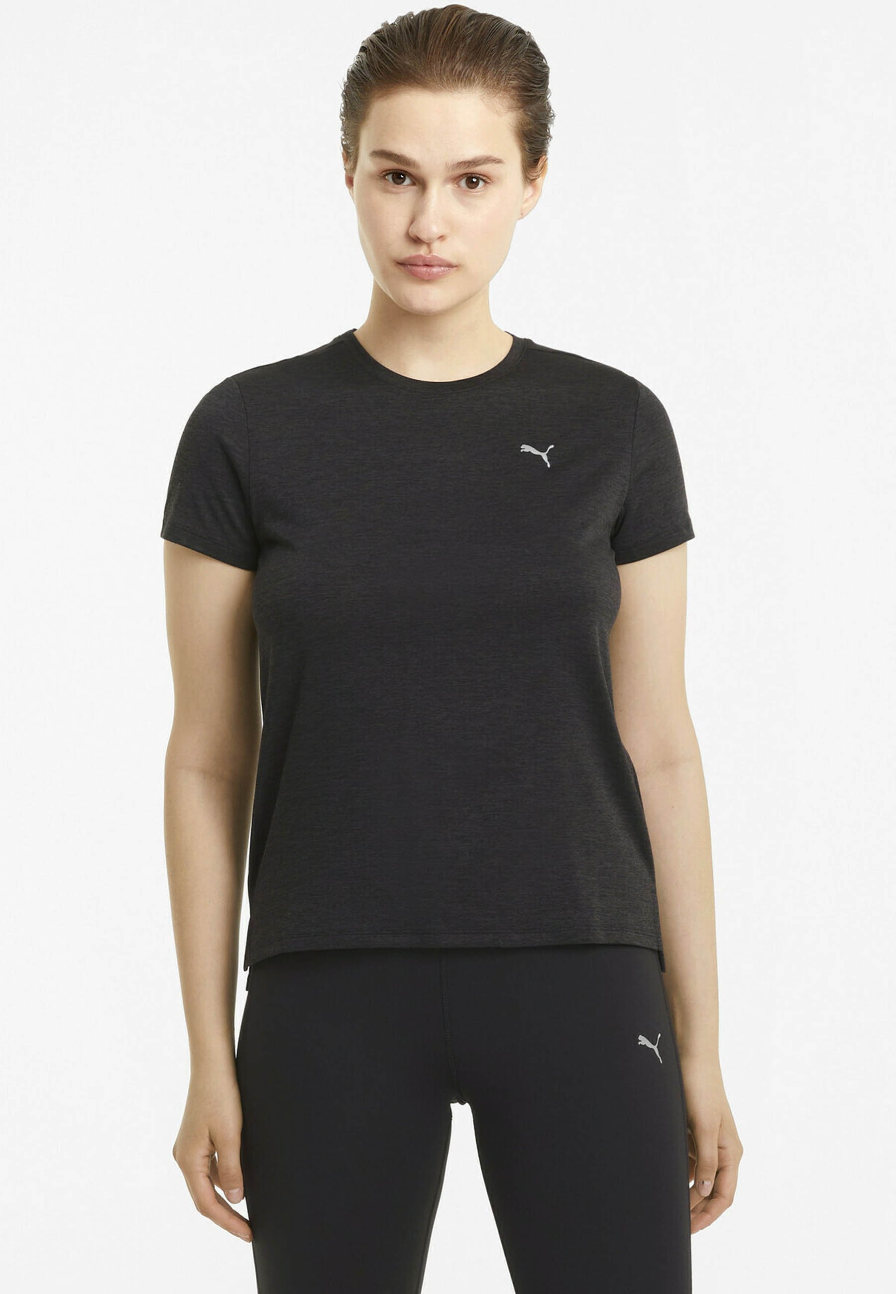 Puma T-shirt basic - black/Zwart 