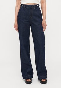 Gina Tricot Petite Wide Leg - rinse