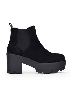 Bosanova Botines con plataforma - black  light blue