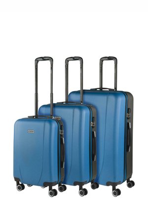 TIBER SET - Juego de maletas - anthracite/blue