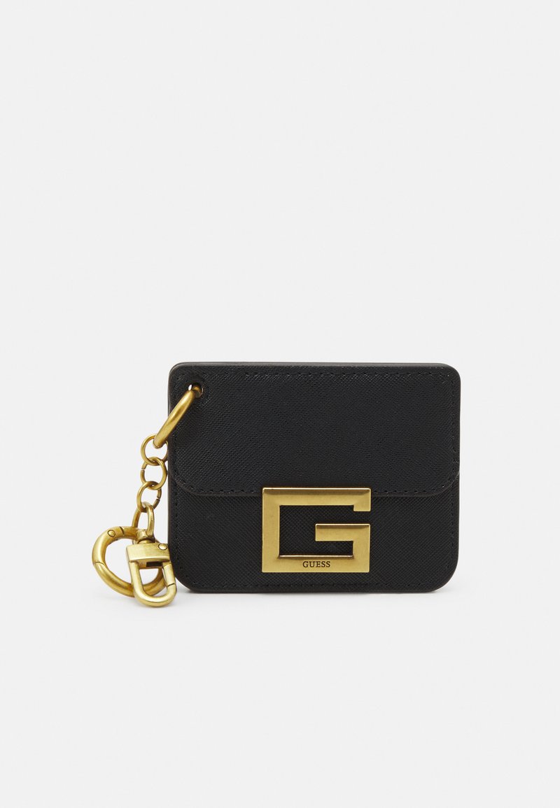 Guess CARD CASE KEYRING MIRROR Geldbörse black/stone/schwarz