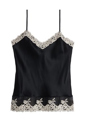 Intimissimi MIT SCHMALEN TRÄGERN PRETTY FLOWERS - Pyjama top - nero/ivory