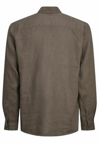 Jack & Jones JPRCCLAWRENCE LINEN SHIRT - Marškiniai - dark brown