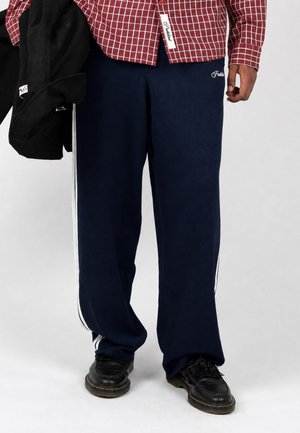 PROHIBITED, VARSITY TRACKPANTS UNISEX - Pantalon de survêtement - navy